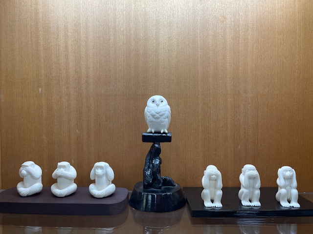 （福岡のはんこ屋　浅島龍文堂）
くちなしの白い花と象牙1