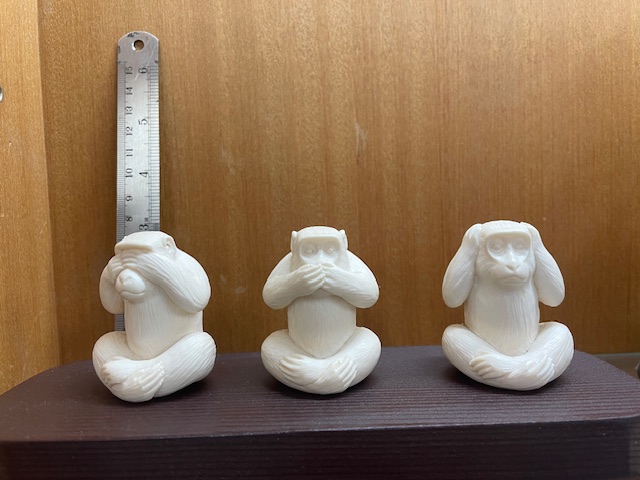 （福岡のはんこ屋　浅島龍文堂）
くちなしの白い花と象牙2